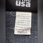 Nooworks  Dark Blue Denim Sheath Sleeveless Dress M Photo 7