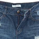 Adam Levine  JRS SZ 5/6 Cufffed Jean Shorts Distressed Rips Frayed Hems Mid-Rise Photo 2