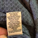 SO ® Blue Babydoll Flowy Henley Top Photo 6