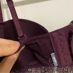 Aerie NWT The Audrey Maroon Balconnette Bra size 32C Photo 6