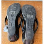 Fioni Black Women's Rhinestone-Embellished Flip Flop Sandals Black Size 8.5 Photo 6