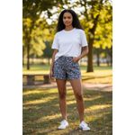 Gap 4R Floral Tailored Shorts Blue Cotton Chino Cottagecore Coastal Preppy Girly Photo 1