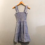 Romeo + Juliet Couture Blue Striped Mini Dress Photo 1
