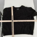 Danielle Bernstein  Black Crew Neck Long Sleeve Sweater 2X Photo 4