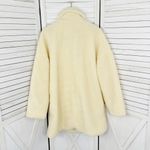 Pretty Little Thing  Faux Sherpa Double Breasted Teddy Coat Cream 10 Borg Lapel Photo 10
