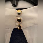 Trina Turk Opal Choker Blouse Boysenberry Women’s White Choker Blouse Size Small Photo 13