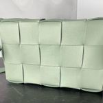 Bottega Veneta Medium Intrecciato Leather Cassette Crossbody Bag Sage Green Photo 4