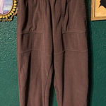 Bearded Goat Womens Sierra Brown Plum Fleece Sweatpants Joggers Sz Small Purple Photo 0
