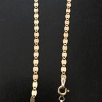 Sterling Silver 18K Gold Over 925  Italian 18”. New Photo 5