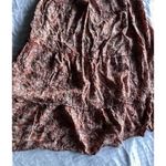 Japna  Floral Maxi Skirt Women’s Sz L Black Pink Wrap Ruffle Hem Cottagecore Photo 1