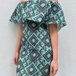 NWOT Baum Und Pferdgarten Alice Dress Sz 42/XL Blue Photo 0