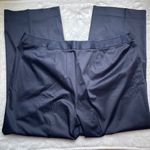Lafayette 148 Straight Leg Dress Pants Women's Plus Size 20 Navy Blue Cotton Photo 5