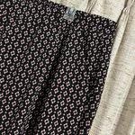 Torrid Black Geo Print Crepe Tapered Cuffed Pants Photo 1