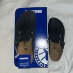 Birkenstock Black Leather Boston Photo 3