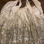 Sagaie Paris Women’s Vintage Sequined Silk Evening Mini Dress Size 4 ($400) Gold Photo 6