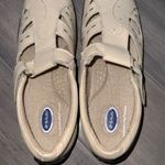 Dr. Scholls Dr Scholl’s Creamy Beige Cutout Strapp Double Air Pillow Leather Loafers 5.5 Photo 3