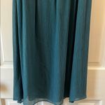 Teal Gauzy Sleeveless Scoop Neck Tank Sundress w/ Waist Tie Photo 5
