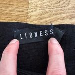 LIONESS  - Midi Skirt with Side Slit in Black Photo 2