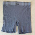 SKIMS Cotton Rib Boxer in Slate, Size Large Photo 2