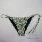 NEW Rhythm Free People Carrie Itsy Bikini Bottom, size L Blue Size L Photo 2