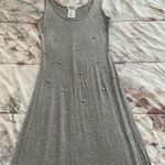 Urban Outfitters Out from Under UO gray metal decorations rayon tank top maxi dress, size XS Photo 8