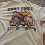 Brandy Melville  Top White Long Sleeve Photo 1