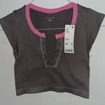 Urban Outfitters Go For Gold  Top From Under Seamless Out XS/S GRAY AND PINK Photo 0