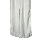 Halston Linen‎ Blend Cream Color Wide Leg Trousers Size L Size L Photo 2
