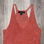 Ann Taylor Petite Women’s Metallic Tank Top V-neck Stretchy Slim Size Med Petite Photo 3