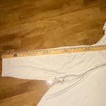 Bryn Walker  Cream Hooded Sweatshirt XL Made in USA 3/4 Dolman Sleeves Photo 11