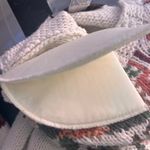 Tiara International Vintage Chunky Sweater Medium‎ Cottagecore Indie Granola Patchwork Knit Floral Photo 8