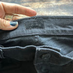 Mother black denim frayed edge shorts cha cha fray in not guilty wash size 27 Photo 3