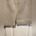 J.Crew Size 6 Light Gray Wool Blend Lined Pencil Mini Skirt Back Slit Zip Back Photo 3