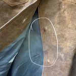 American Vintage Vintage Rigid Suede Leather Jacket Photo 10