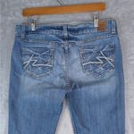BKE  Jeans Womens 34x20 Blue Culture Boot Cut Off Crop Raw Hem DIY Ankle Cropped Photo 2