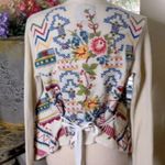Johnny Was heavily Embroidered Duster Kimono/wrap NWT oversized Photo 4