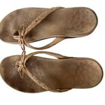 Vionic Bella Toe Post Sandal Flip FlopTan Cork Bow Thong size 10.5 Photo 8