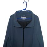 Nikki Jones Montreal Blue Loose Fit Long Coat Full Zip Jacket Women's Size XL Photo 1