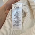 Maje  Manhattan Blanc Ribbed Two Way Top Size 2 Photo 6