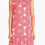 J.Crew J. Crew Flutter Sleeve Red Floral Print Dress Size XS New with Tags Photo 0