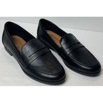 Kensie Gitty Womens Size 8 Black Shoe Penny Loafer Slip Photo 1