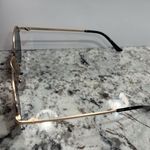 Quay Australia Quay Jezebell Rimless Gold Frame / Smoke Lens sunglasses EUC Photo 4