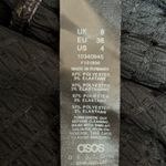 ASOS  Design Floral Mini Tiered Smock Dress Black Purple Brown Green 4 Petite Photo 5