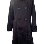 London Fog  Black Trench Coat Photo 0