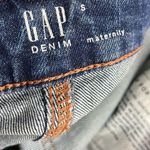 Gap Maternity Ankle Cropped Stretch Denim Jean Bib Overalls pants womens S new Photo 10