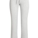 SKIMS  Cotton Jersey Low Rise Crop Pant in Light Heather Grey, Size Medium Photo 3