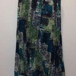 JM Collection  nylon lace lined maxi skirt Photo 0