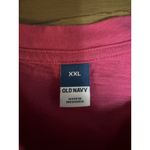 Old Navy Pink Tiered Babydoll T Shirt Dress Women Size XXL Casual Cotton Preppy Photo 2