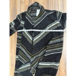 Tribal Jeans Wool Blend Open Front Cardigan Jacket Pockets Gray Olive S Size 4 Photo 6