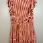 LC Lauren Conrad NWT Lauren Conrad Ruffle Sleeveless Candy Striped Mini Dress Size XL Photo 8